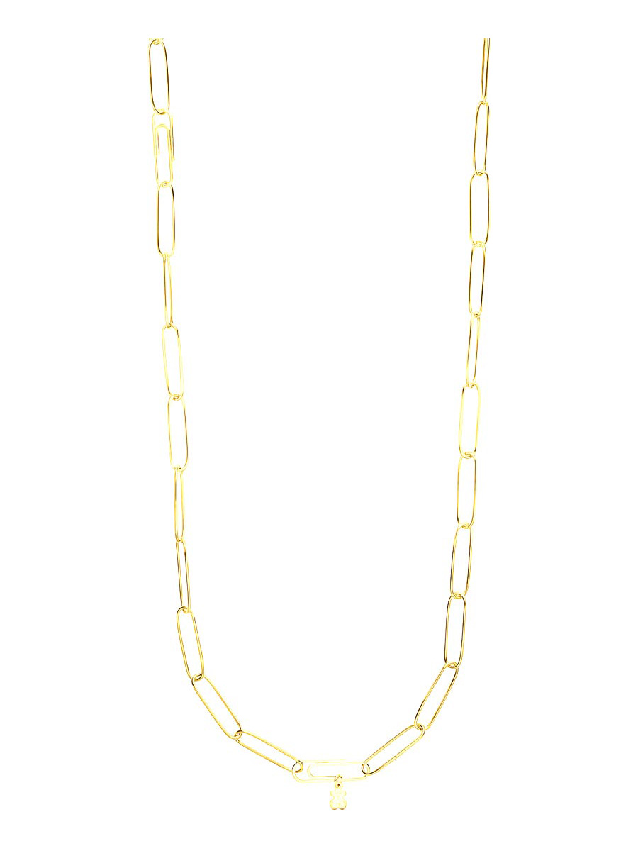 

Колье из вермеля без вставки р. 80 TOUS 018112580._80, 018112580._80
