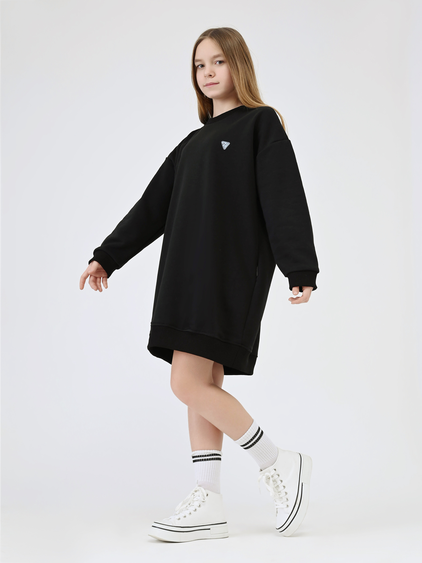 

Платье детское Sherysheff ТЛ23215, черный, 152, ТЛ23215