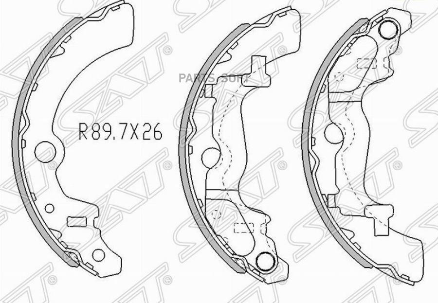

Колодки Тормозные Зад Suzuki Wagon R 00-/Alto 02-08 Sat арт. ST-53200-76G51