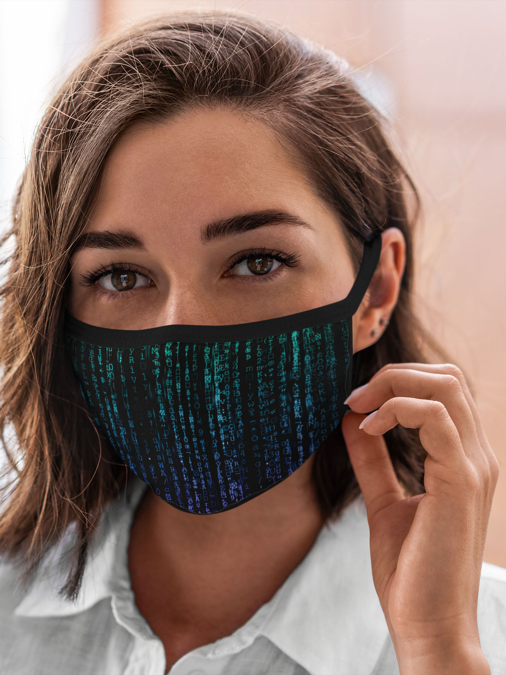 

Многоразовая маска унисекс Burnettie Текстуры Матрица 3D, Разноцветный, Текстуры Матрица 3D