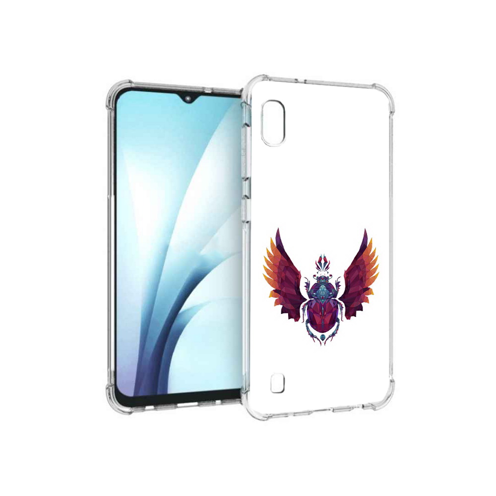 

Чехол MyPads Tocco для Samsung Galaxy A10 алмазный скоробей (PT147645.531.219), Прозрачный, Tocco
