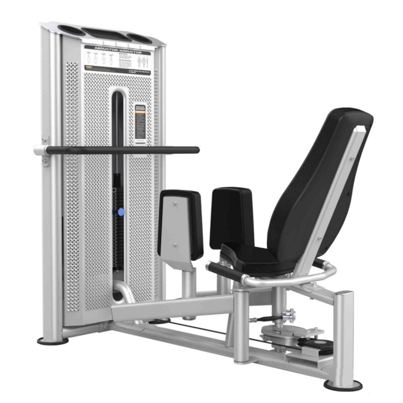 

Сведение/Разведение ног сидя (Adductor/Abductor) DHZ U-2021. Стек 95 кг, Серебристый;серый, U-2021