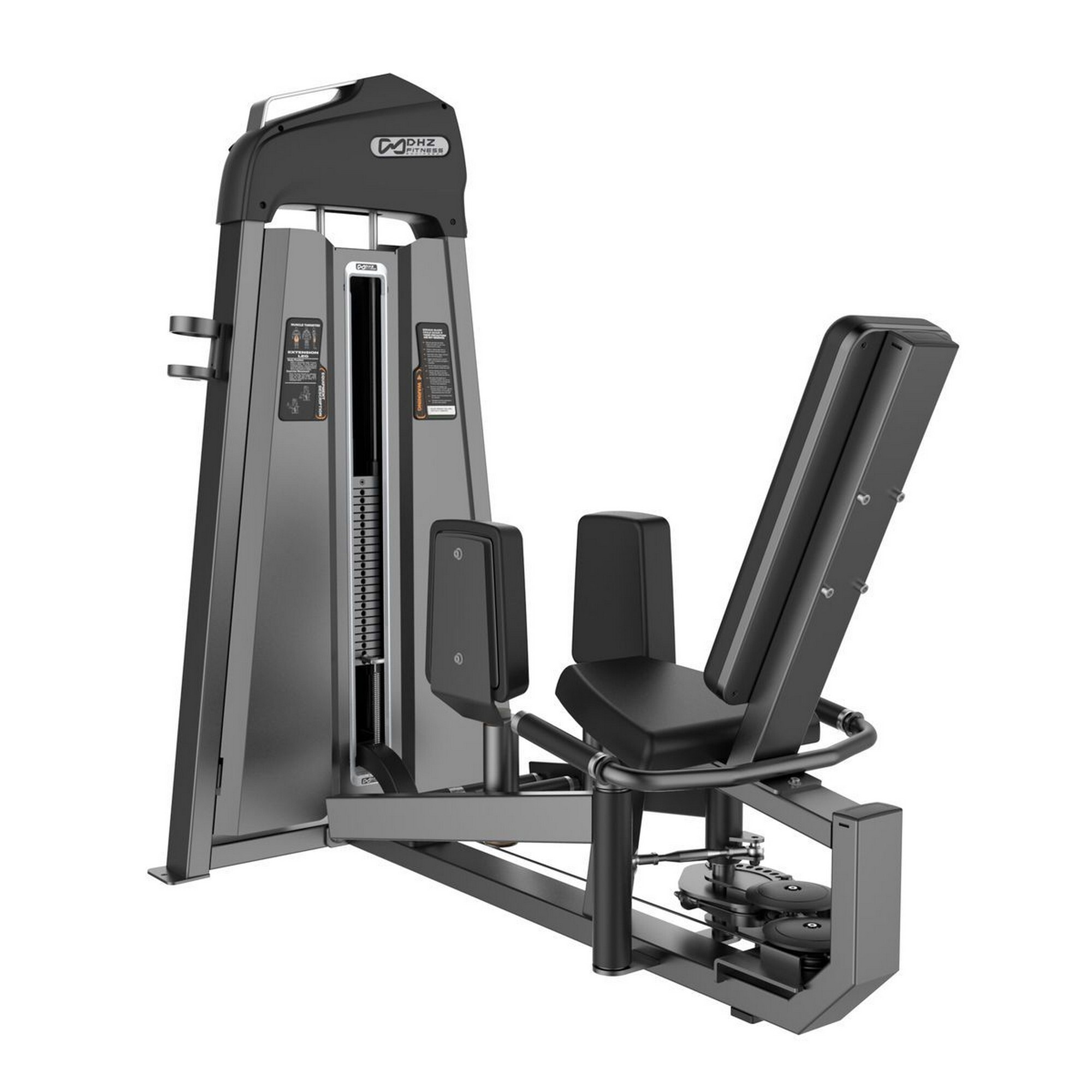 

Сведение/Разведение ног сидя Abductor & Adductor DHZ E-3089. Стек 110 кг, Серый;черный, E-3089