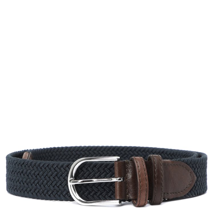 

Ремень унисекс Calzetti B-01M/BRAID_S темно-синий_, 120 см, B-01M/BRAID_S