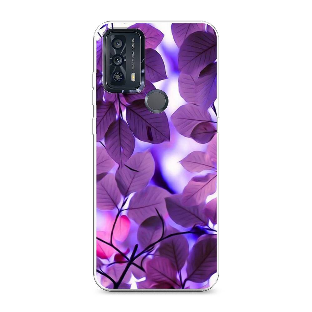 

Чехол для TCL 20B "Сиреневые листики", Фиолетовый;голубой, 290750-2