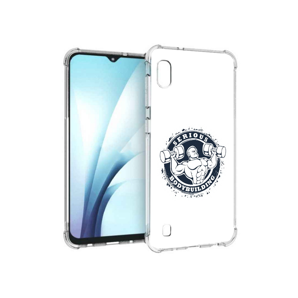 

Чехол MyPads Tocco для Samsung Galaxy A10 бодибилдинг воля к победе (PT147645.531.231), Прозрачный, Tocco