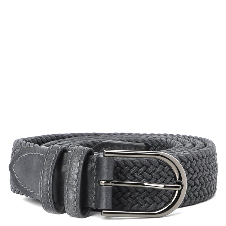 

Ремень унисекс Calzetti B-01M/BRAID_S серый1, 110 см, Серый, B-01M/BRAID_S