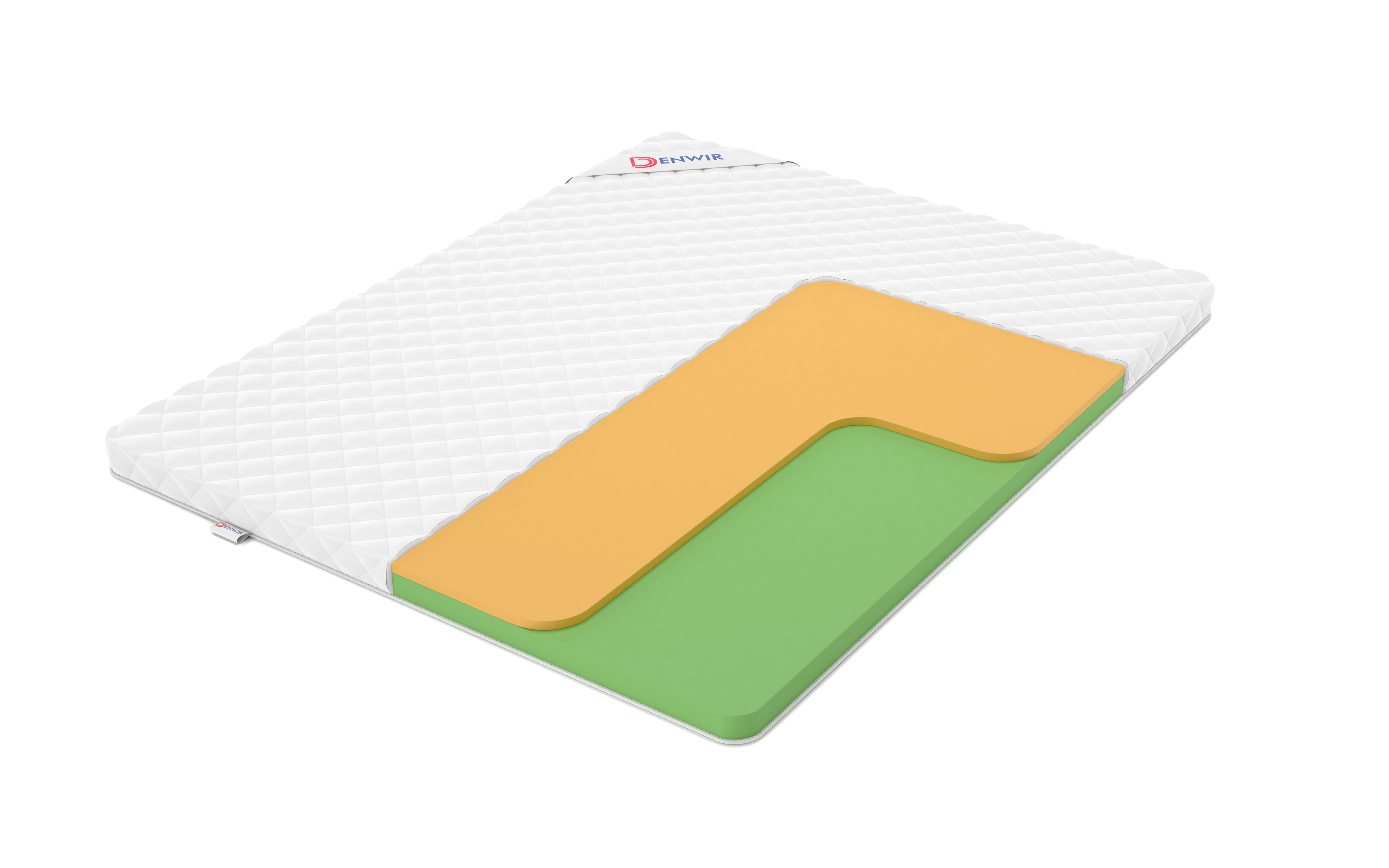 

Матрас-топпер Denwir ECO FOAM MEMO 7 165х180, 7 см, Белый, ECO FOAM MEMO 7