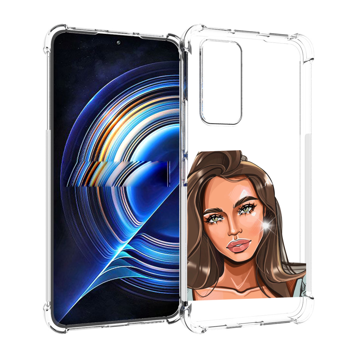 

Чехол MyPads Девушка-с-зелеными-глазами для Tecno Camon 19 Neo, Прозрачный, Tocco
