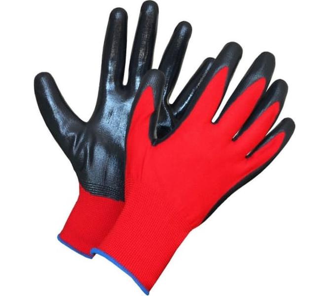 Нейлоновые перчатки с нитрильным покрытием БЕРТА размер M 142M
