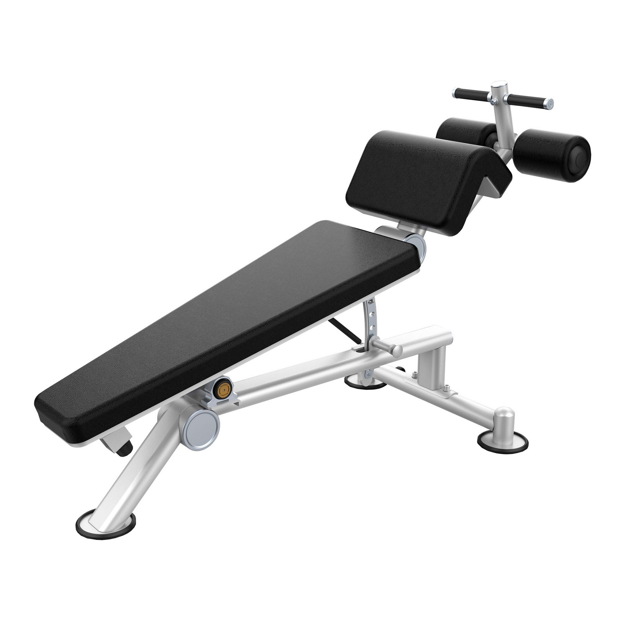 

Скамья для пресса регулируемая (Adjustable Decline Bench) DHZ U-2037, Черный, U-2037