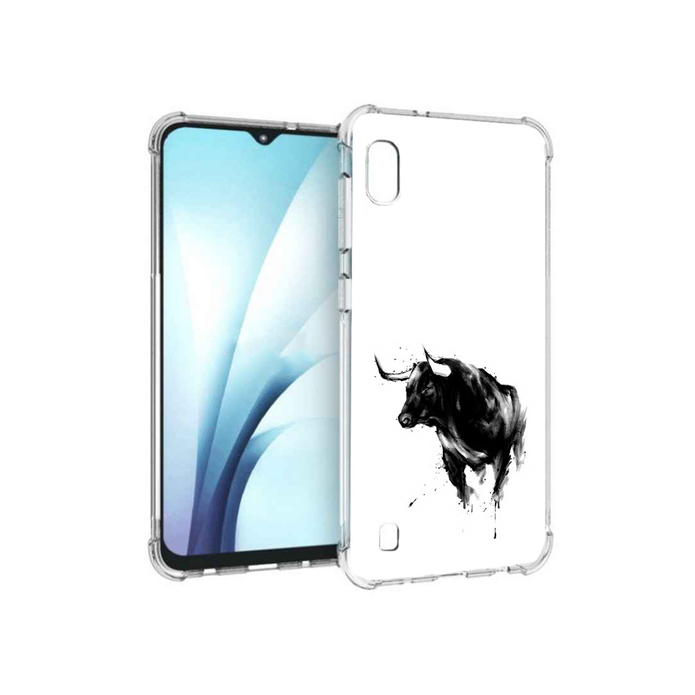 

Чехол MyPads Tocco для Samsung Galaxy A10 бык (PT147645.531.254), Прозрачный, Tocco