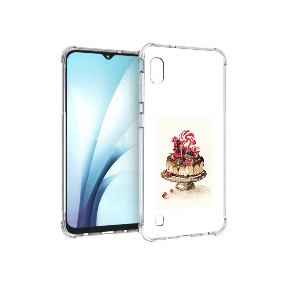 

Чехол MyPads Tocco для Samsung Galaxy A10 вкусный торт (PT147645.531.262), Прозрачный, Tocco