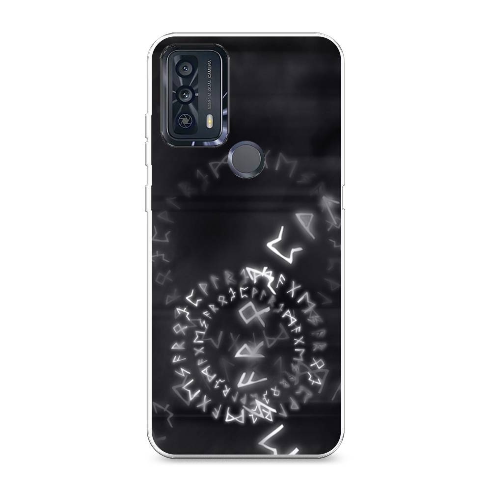 

Чехол для TCL 20B "Руны", Серый;черный, 290750-3