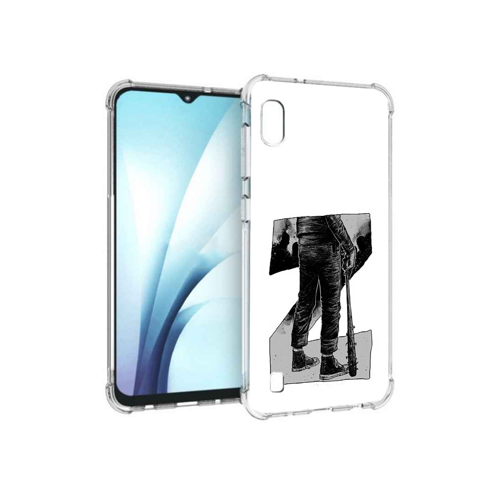 

Чехол MyPads Tocco для Samsung Galaxy A10 воин черно белый (PT147645.531.265), Tocco