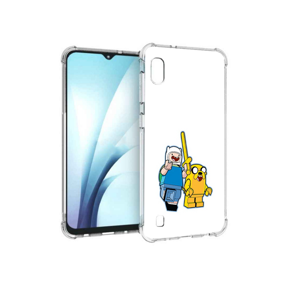 

Чехол MyPads Tocco для Samsung Galaxy A10 время приключений лего (PT147645.531.274), Прозрачный, Tocco