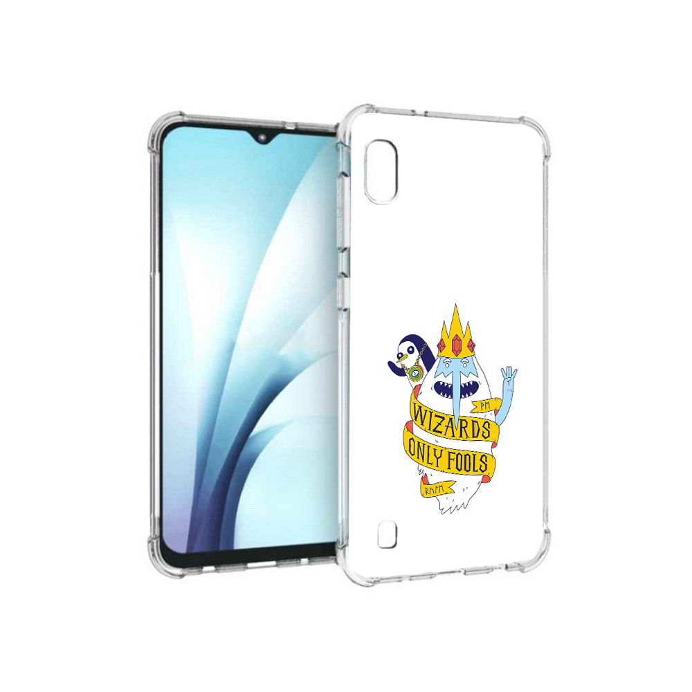 

Чехол MyPads Tocco для Samsung Galaxy A10 время приключений снежный король, Прозрачный, Tocco