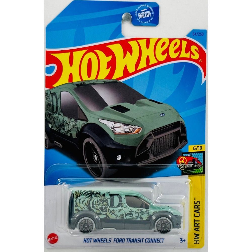 

Машинка Hot Wheels фургон HKK18 металлическая FORD TRANSIT CONNECT, Хаки, HKK18