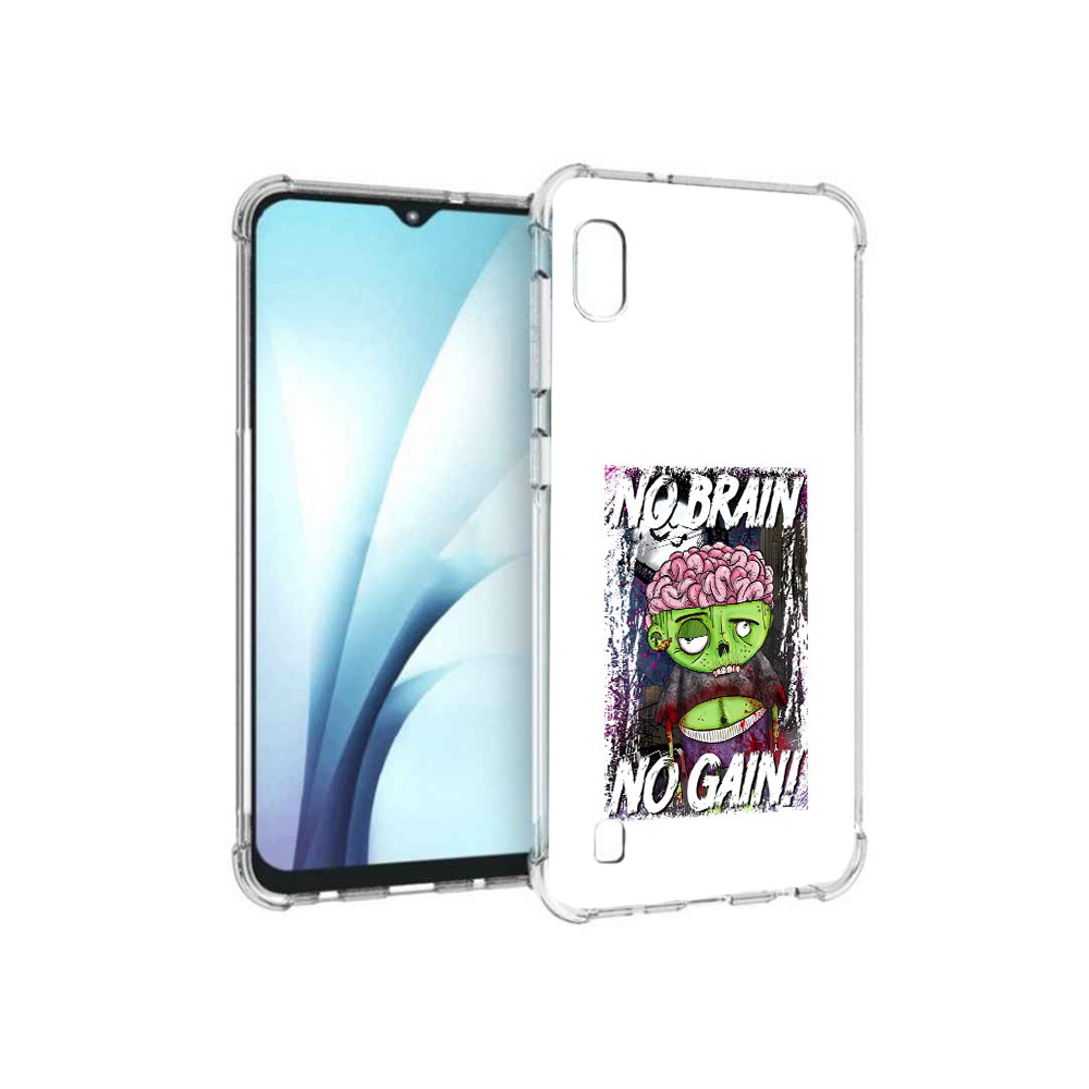 

Чехол MyPads Tocco для Samsung Galaxy A10 глупый зомби (PT147645.531.289), Прозрачный, Tocco