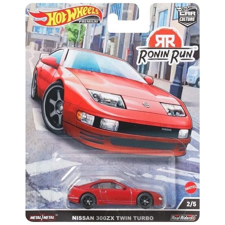 

Машинка Hot Wheels FPY86-HCK12 Premium Car Culture металлическая Nissan 300ZX Twin, Бордовый, FPY86-HCK12