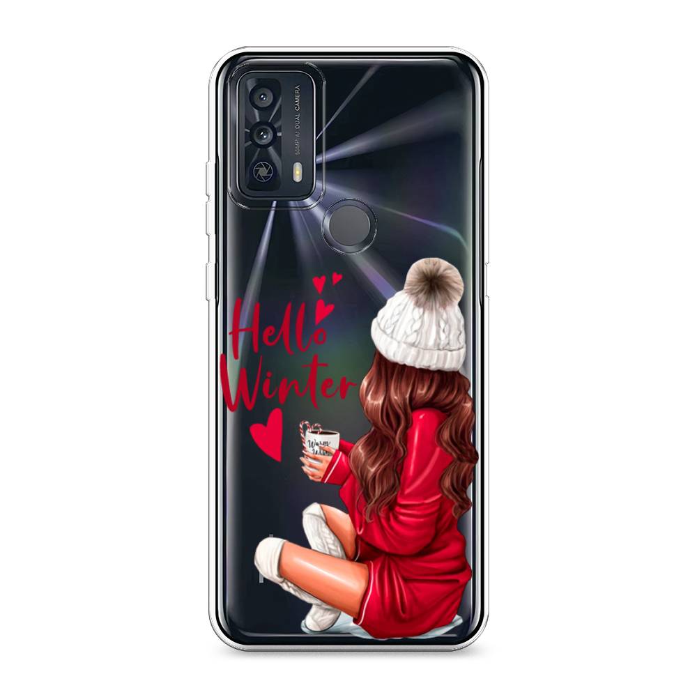 

Чехол для TCL 20B "Hello winter", Красный;белый;коричневый, 290750-5