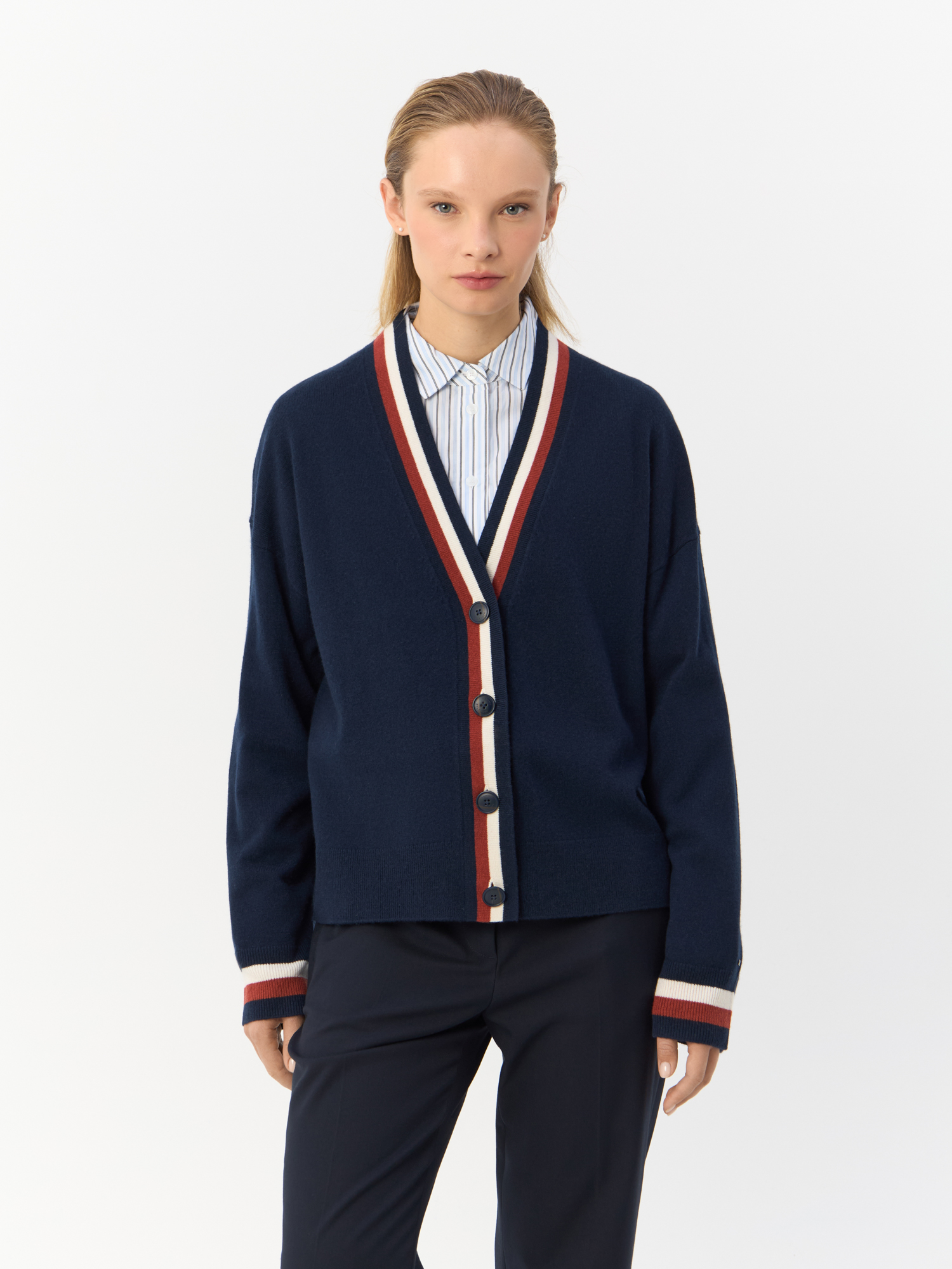 Кардиган женский Tommy Hilfiger WW0WW42151 синий L