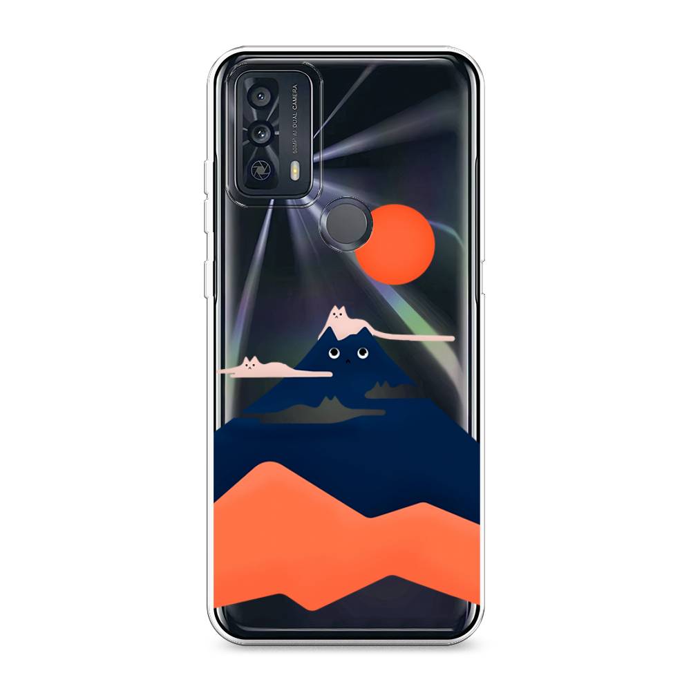 

Чехол для TCL 20B "Кот-гора", Черный;оранжевый, 290750-4
