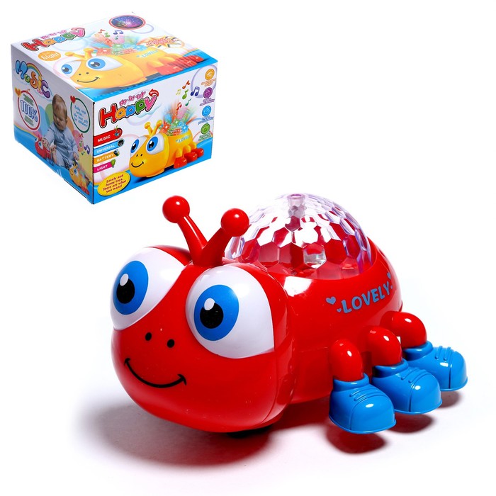 

Игрушка музыкальная «Жучок», световые и звуковые эффекты, цвета МИКС