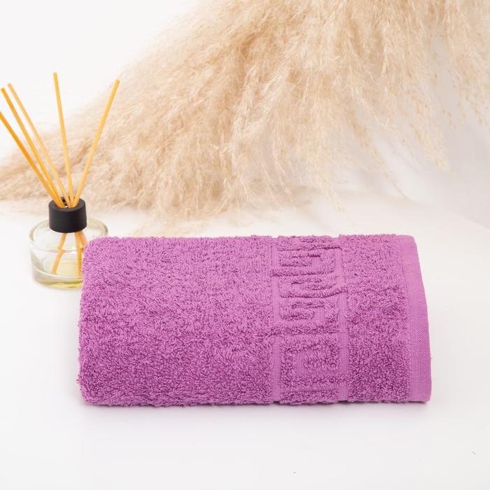 

Полотенце махровое с греческим бордюром 70х140 см, AMETHYST, хлопок 100%, 430г/м2, Греческий бордюр
