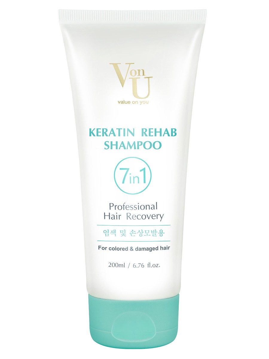 Шампунь VonU VonU Keratin Rehab 200 мл