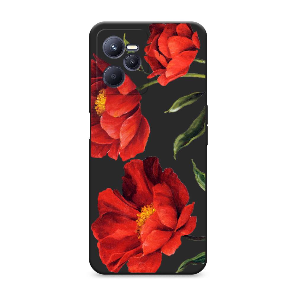 

Чехол Awog на Realme C35 "Красные маки", 259252-1