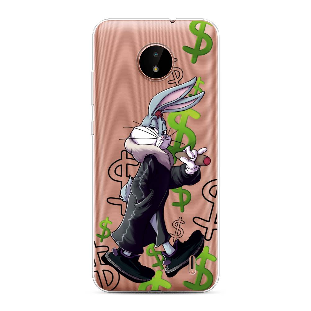 

Чехол на Nokia C10"Rich Bugs Bunny", Зеленый;черный;голубой, 124350-6