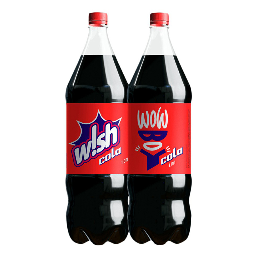 фото Газированный напиток wish cola 1 л