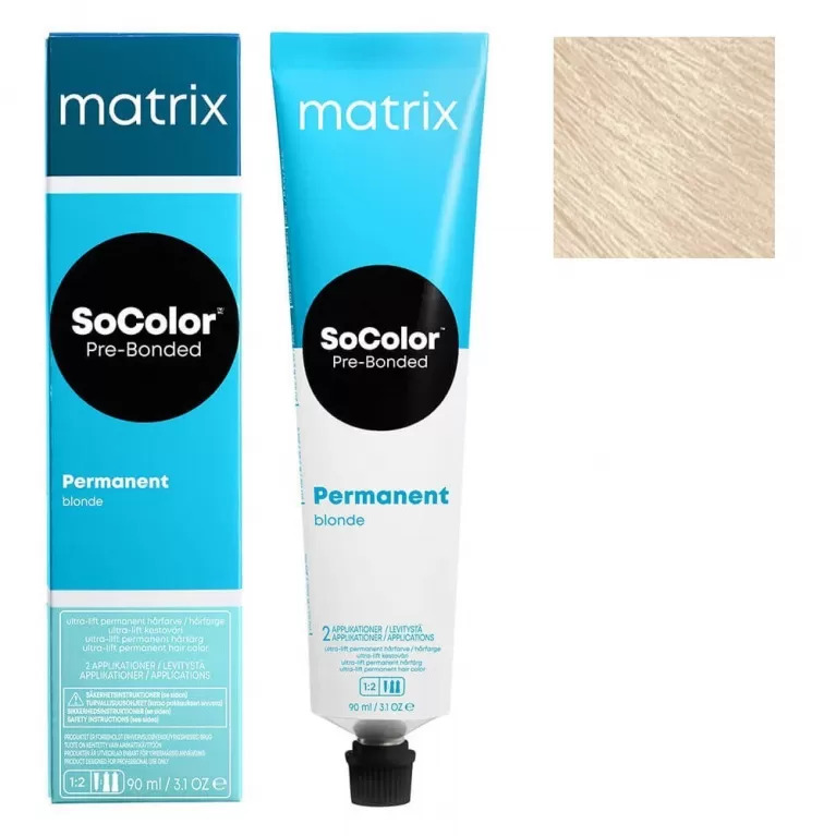 Краска для волос Matrix SoColor Pre-Bonded UL-V+ перламутровый 90 мл l’oreal professionnel 7 32 краска для волос блондин золотисто перламутровый диаришесс 50 мл