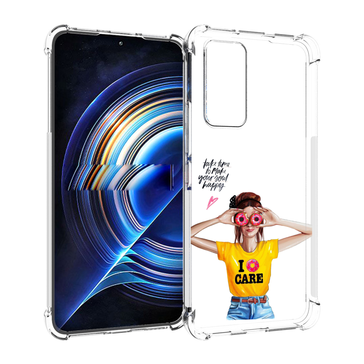 

Чехол MyPads Девушка-с-пончиками женский для Tecno Camon 19 Neo, Прозрачный, Tocco