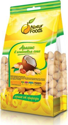 Арахис NaturFoods в кокосовом соке 150 г