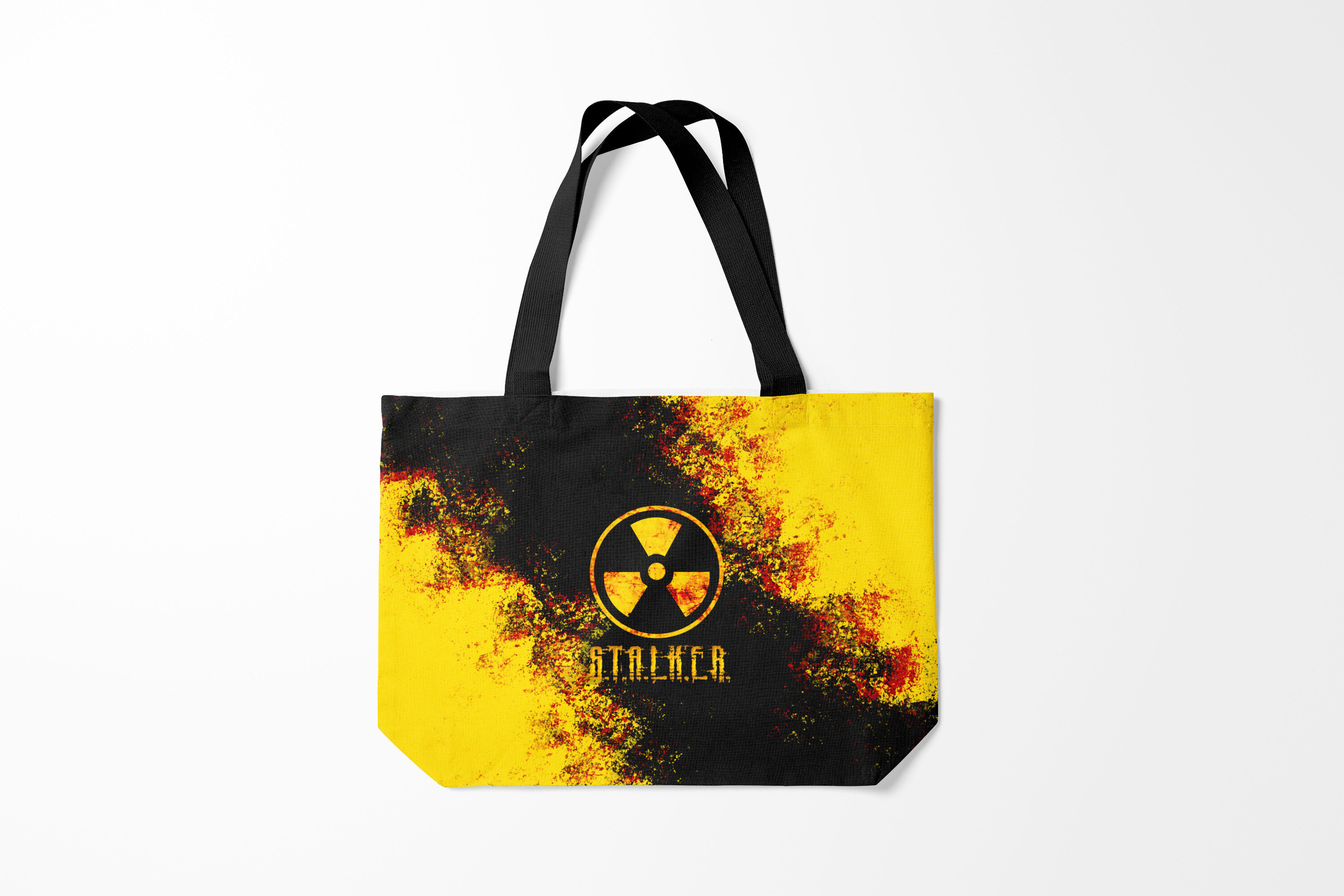 

Сумка шoппер унисекс Burnettie Stalker S.T.A.L.K.E.R., черный; желтый, Stalker S.T.A.L.K.E.R.