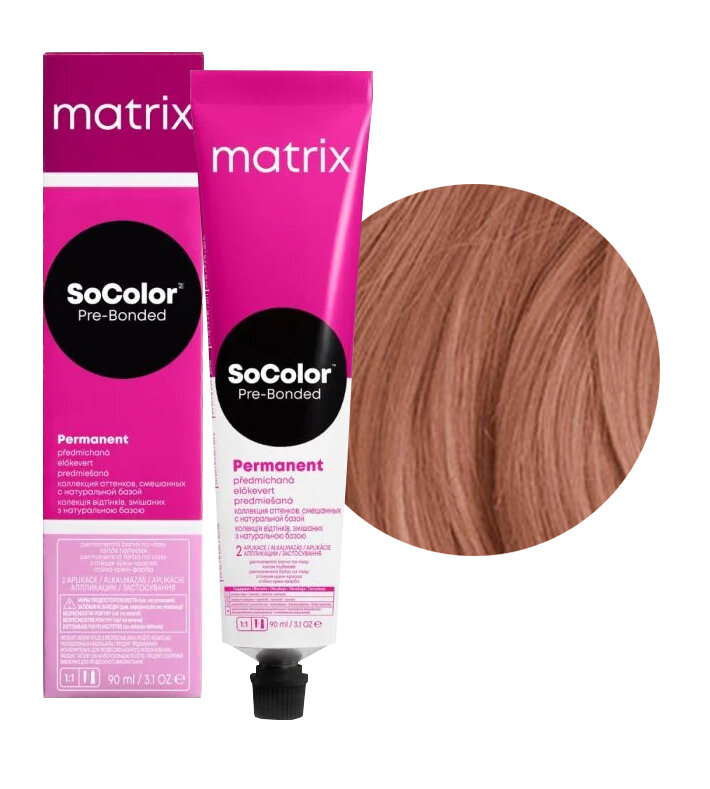 

Краска для волос Matrix SoColor Pre-Bonded 7MG блондин мокка золотистый 90 мл