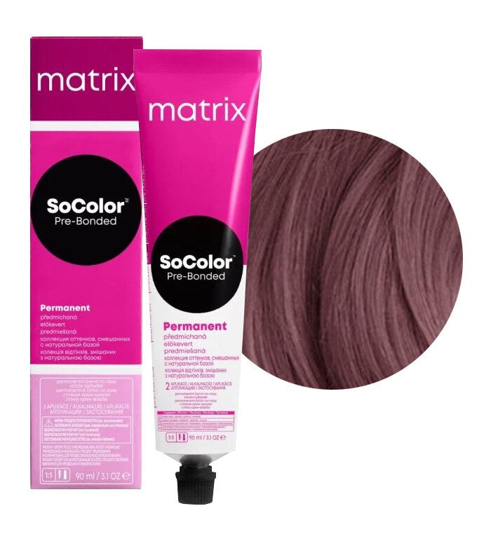 Краска для волос Matrix SoColor Pre-Bonded 5BV светлый шатен коричнево-перламутровый 90 мл