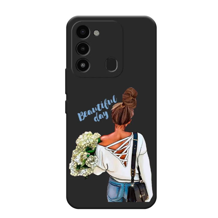 

Чехол Awog "Beautiful day vector" для Tecno Spark Go 2022, Черный, 301252-1