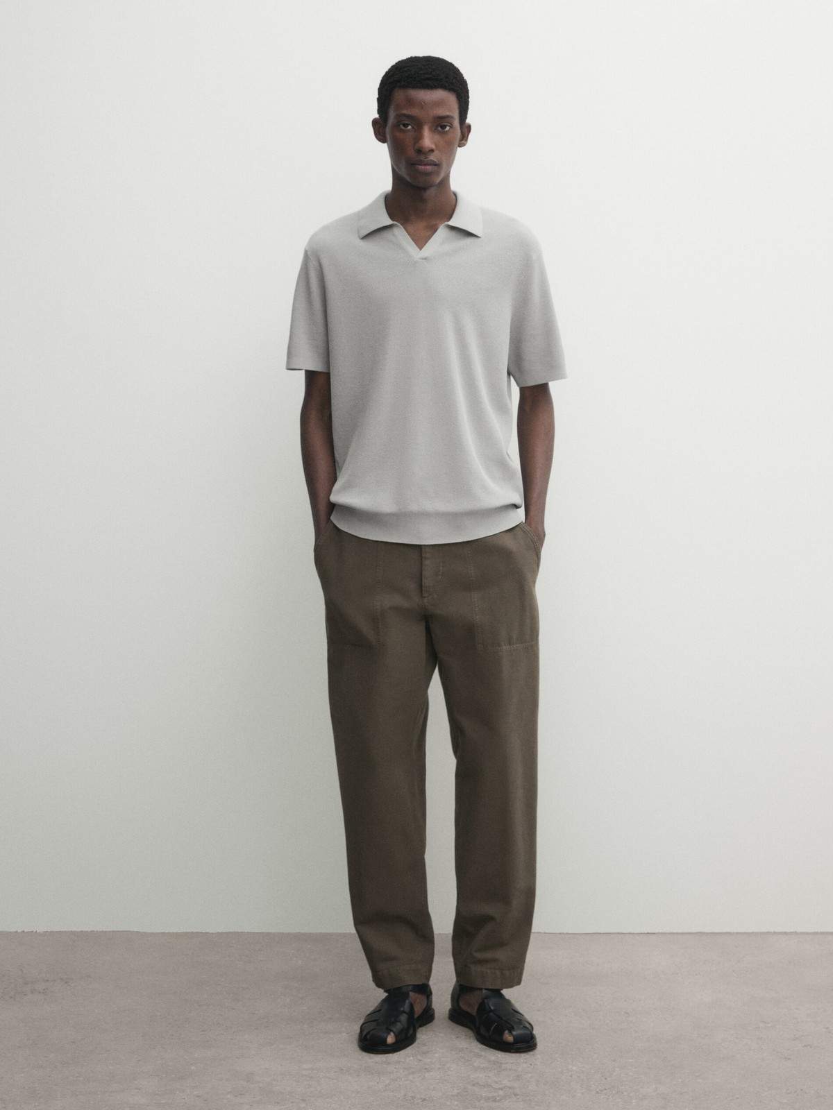 

Футболка мужская Massimo Dutti 0905/348-I2024 зеленая M, Зеленый, 0905/348-I2024