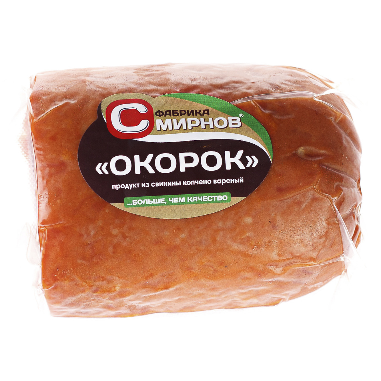 

Окорок свиной копчено-вареный Фабрика Смирнов обезжиренный +-300 г