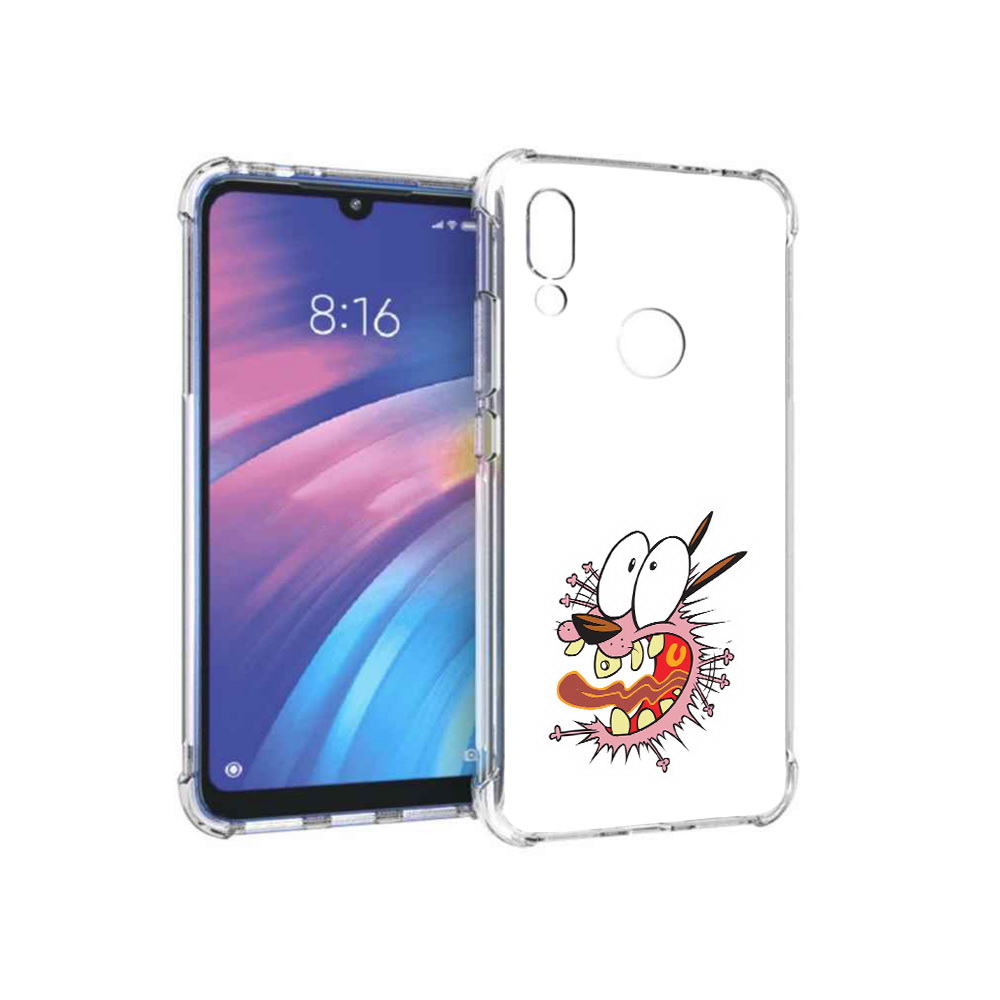 

Чехол MyPads Tocco для Xiaomi Redmi Y3 испуганный бобик, Прозрачный, Tocco
