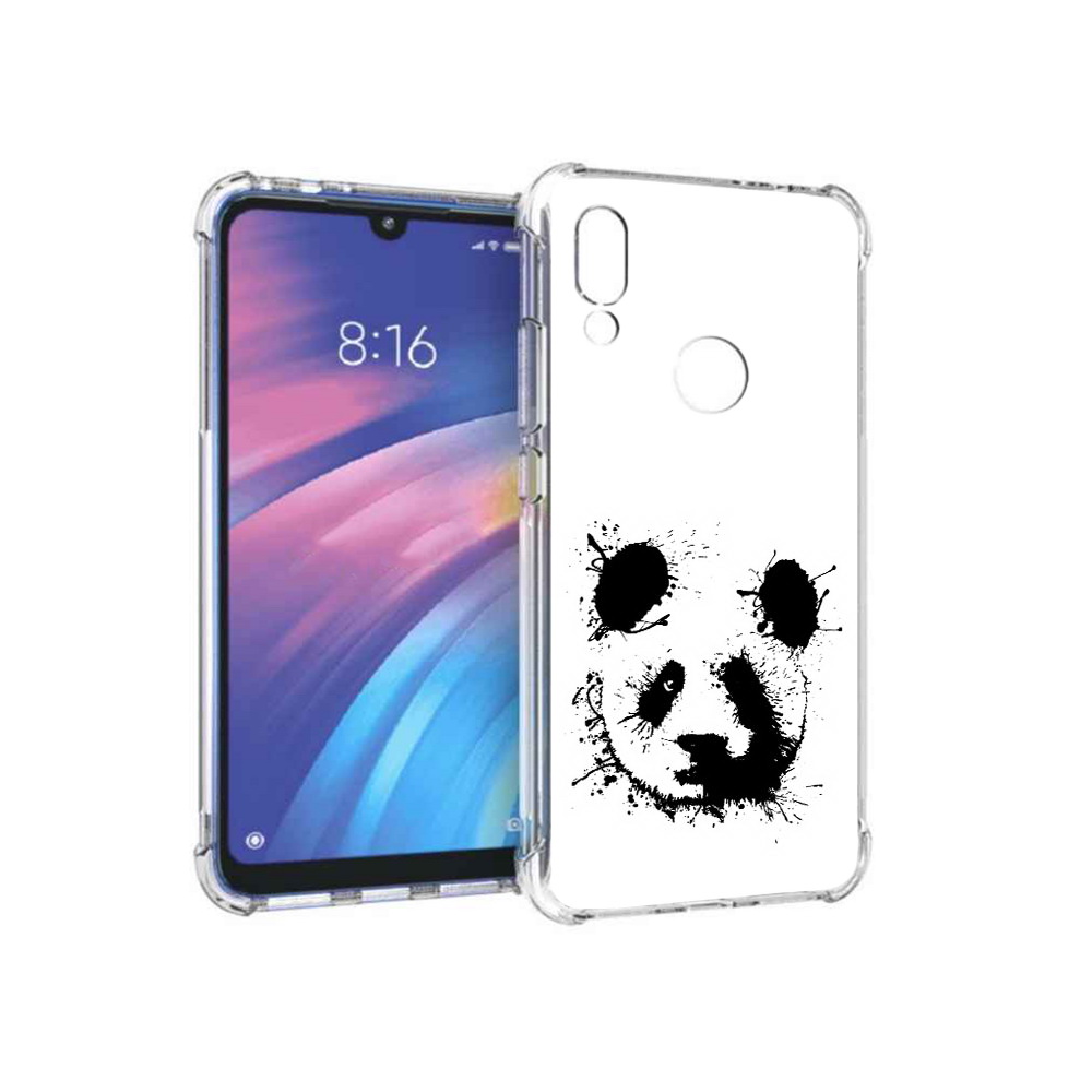 

Чехол MyPads Tocco для Xiaomi Redmi Y3 клякса-панда, Прозрачный, Tocco