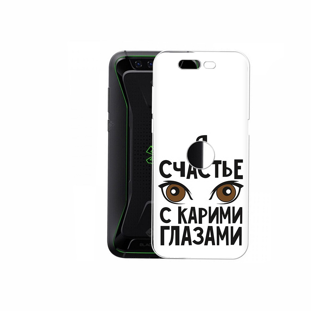 

Чехол MyPads Tocco для Xiaomi Black Shark счастье с карими глазами (PT144492.337.634), Прозрачный, Tocco