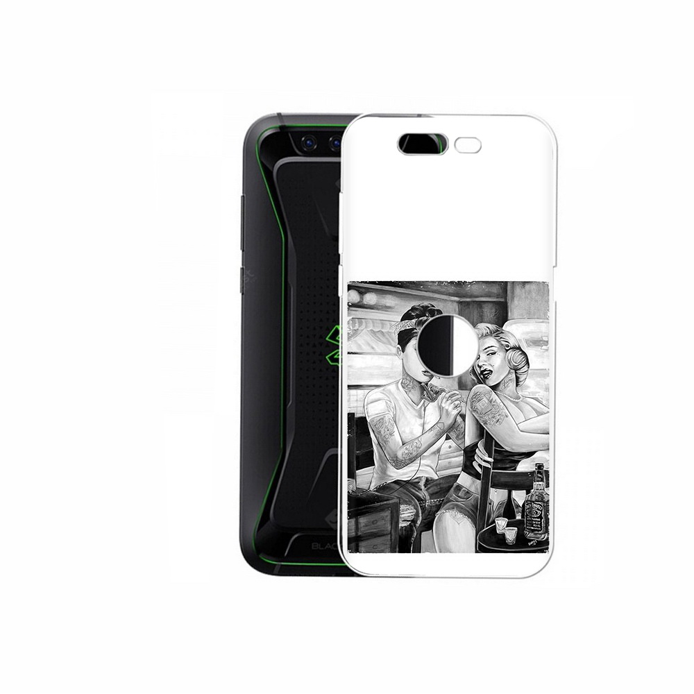 

Чехол MyPads Tocco для Xiaomi Black Shark тату мастер (PT144492.337.637), Прозрачный, Tocco