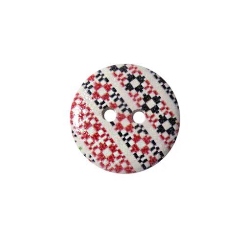 

Пуговица деревянная Айрис, Орнамент 15мм (цвет 82)