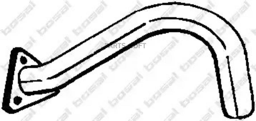 

330-251_[071253185A] !труба глушителя задняя VW T4 1.9/2.0/1.6D 79-90