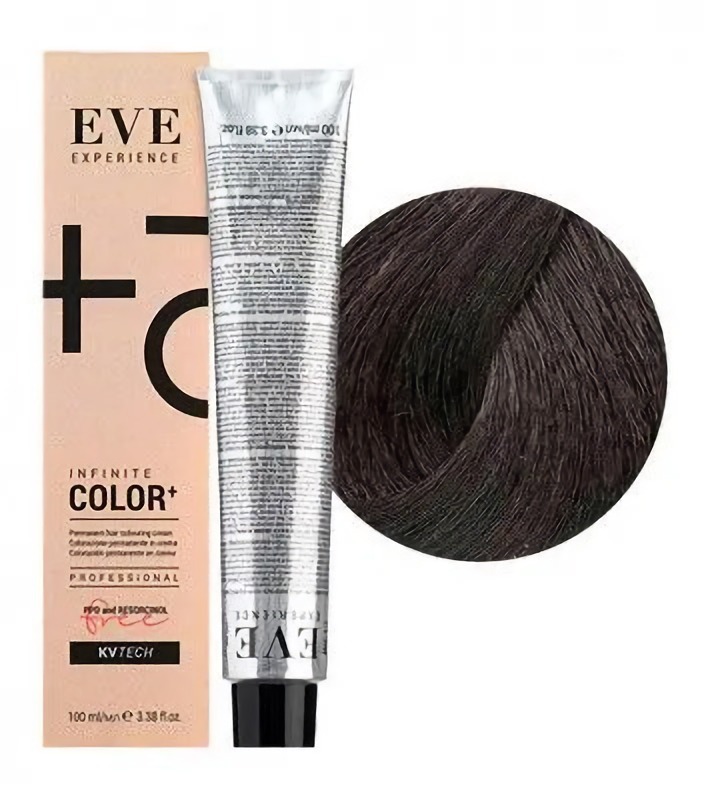 

Крем-краска для волос Farmavita Eve Experience Color Cream 4.0 каштановый 100 мл