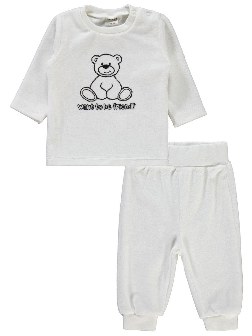 

Пижама Civil Baby 229582227K21-3 экрю 3-6 мес (доставка из-за рубежа), 229582227K21-3